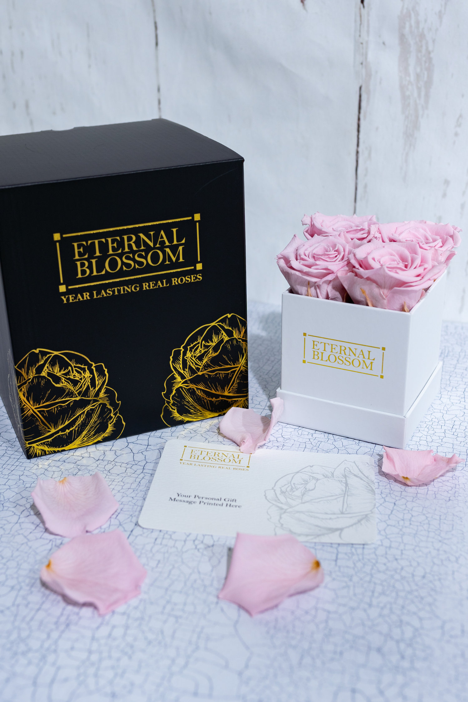 Mini Square Long Lasting Rose Box - Lifetime is Over 1 Year