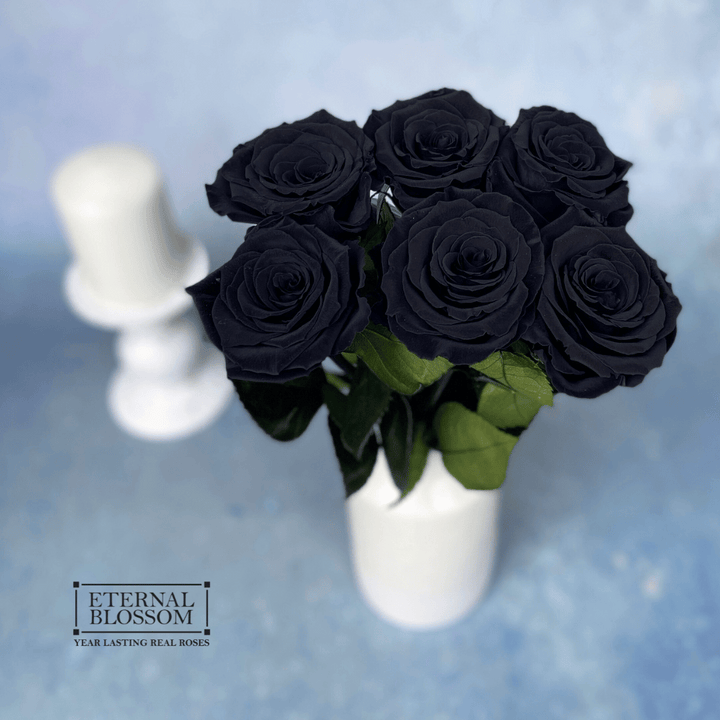 Half a Dozen Long Stem Roses - Year Lasting Infinity Roses