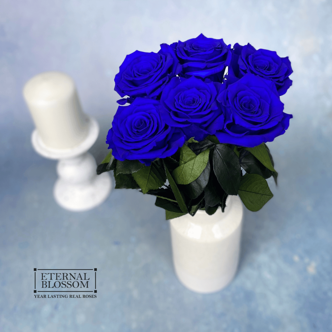 Half a Dozen Long Stem Roses - Year Lasting Infinity Roses